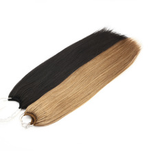 Top Quality Unprocessed Brazilian Virgin Hair Straight Natural Cuticle Aligned Human No Tip Hair Extension Remy Hair